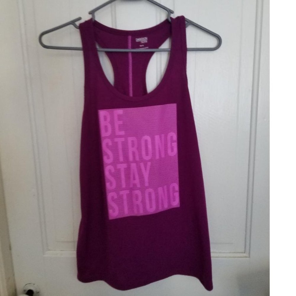 Danskin NOW Active Tank Top Pink/Purple Women's Medium (8-10)